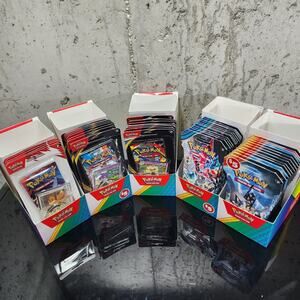 Pokemon TCG Sealed Bundle Lot Destined Rivals Mega Evolution Surging Sparks